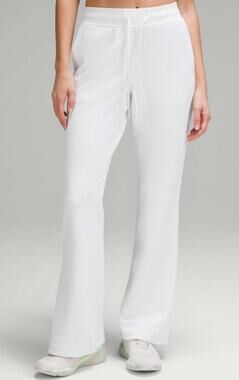Lululemon Textured High-Rise Flared Track Pant White Women's 6